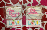 Valentine cookie gift sets - individuals, gift ready