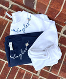 Eagles collar sweatshirt