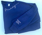 Nana heart crewneck sweatshirt
