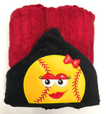 Baseball/Softball hooded towel