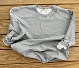 Christmas light collar sweatshirt
