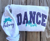 Dance mom sweater, bow with names
