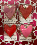 Valentine cookie gift sets - individuals, gift ready
