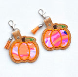 Lilly pumpkin keychain