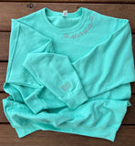mama heart crewneck sweatshirt