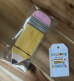 3 piece pencil cookie