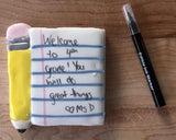 Pencil - Hand written note to be customized