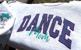 Dance mom sweater, bow with names