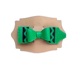 crayon hair bow, back to school bow