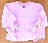 mama heart crewneck sweatshirt