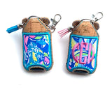 Hand sanitizer holder- lilly heart