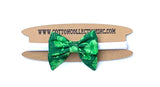 St Patrick’s bow, fabric bow, first st paddy’s day
