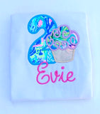 Lilly Birthday cupcake outfit