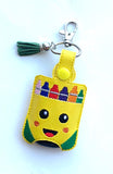 Hand sanitizer holder- crayon box