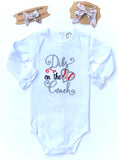 Dibs on the Coach shirt, coach’s kid, tball sister, baseball sister