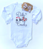 Dibs on the Coach shirt, coach’s kid, tball sister, baseball sister