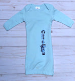Collegiate infant gown.