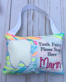 Lilly pulitzer tooth fairy pillow