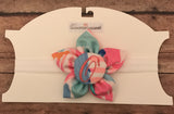 Lilly personalized fabric flower