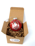 Wizard house crest glitter ornament