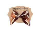Football sailor bow, fabric bow, football bow