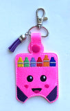 Hand sanitizer holder- crayon box
