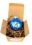 Wizard house crest glitter ornament