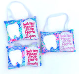 Lilly pulitzer tooth fairy pillow
