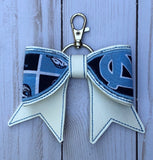 Team bow key chain