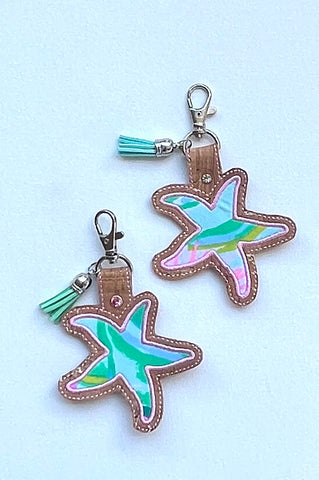 Lilly Starfish keychain