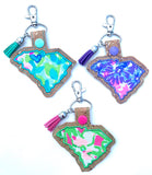 Lilly state keychain