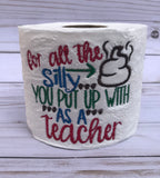 Toilet paper, customized toilet paper, gag gift,