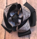 Wizard simple stacked hair bow