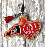 Collegiate state key chains