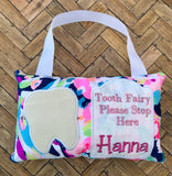 Lilly pulitzer tooth fairy pillow