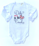 Dibs on the Coach shirt, coach’s kid, tball sister, baseball sister