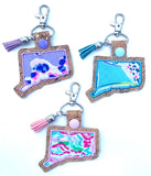 Lilly state keychain