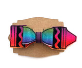 crayon hair bow, back to school bow