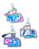 Lilly state keychain