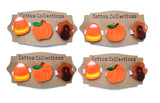 Fall feltie clip set, fall clips,