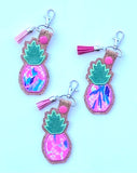 Lilly Pineapple keychain
