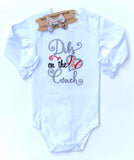 Dibs on the Coach shirt, coach’s kid, tball sister, baseball sister