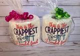 Toilet paper, customized toilet paper, gag gift,
