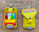 Heart pencil sanitizer holder