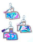 Lilly state keychain