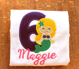 Mermaid Birthday shirt