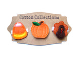 Fall feltie clip set, fall clips,