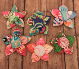 Lilly personalized fabric flower