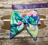 Lilly hair bow, Lilly headband mermaid cove