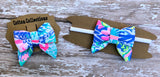 Lilly hair bow, Lilly headband mermaid cove